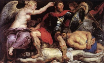 Pedro Pablo Rubens Painting - El triunfo de la victoria barroca Peter Paul Rubens
